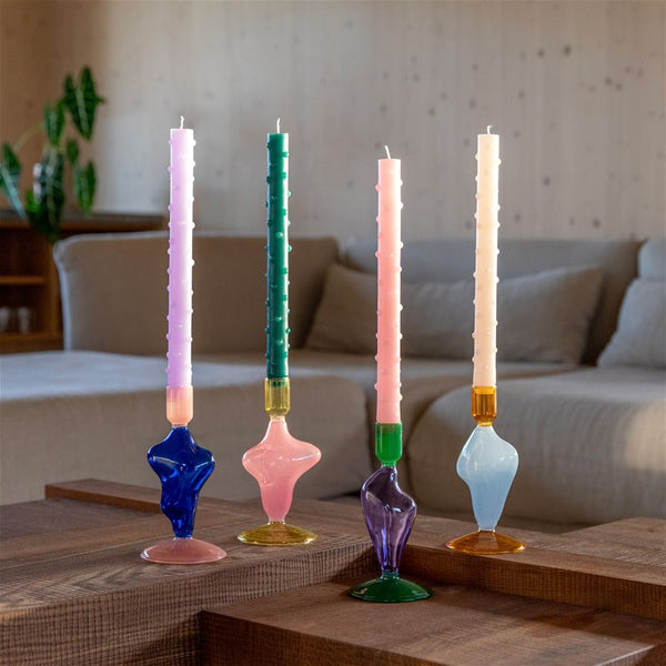 Candle holder flux lilac