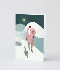 Walk on a Christmas Night - Card