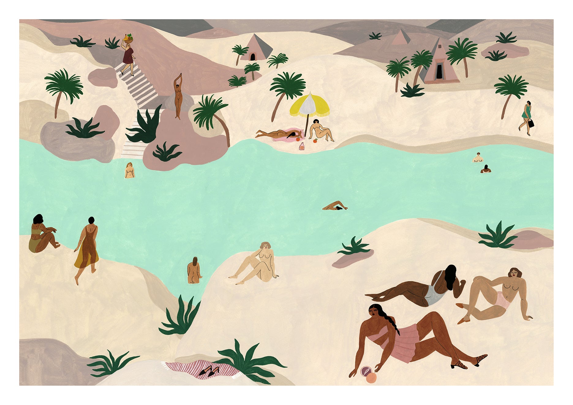 River in the desert - Isabelle Feliu
