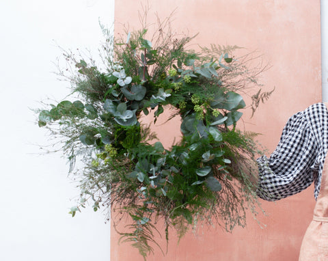 Winter wreath - Personalise it yourself