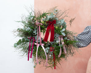 Winter wreath - Ribbons