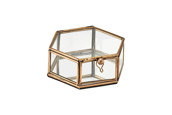 Handmade glass ring box